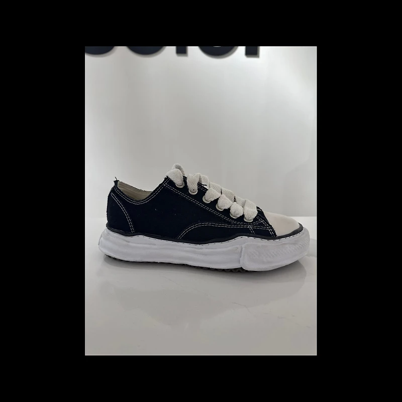 Pre-Owned Maison Mihara Yasuhiro Hank OG Sole Canvas Low 'Black White'