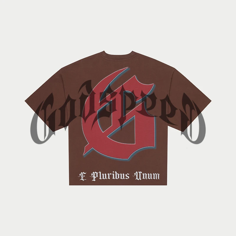 Godspeed Checkmate Tee Brown