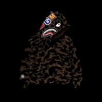 Bape 1st Camo Crochet Shark Full Zip Hoodie