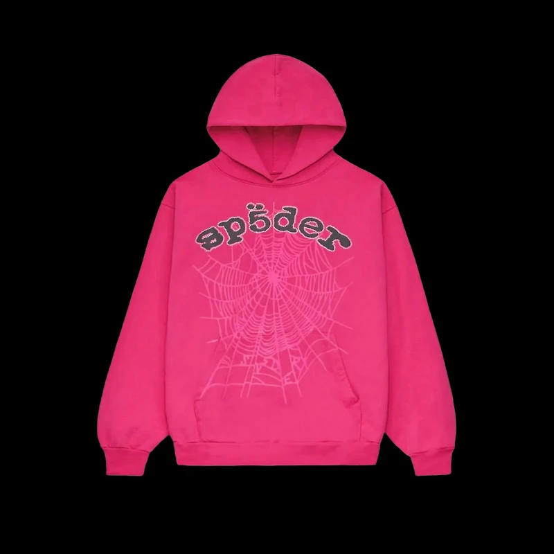 Sp5der Legacy Hoodie Pink/Black
