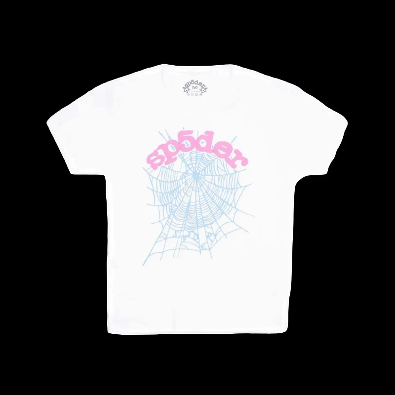 Sp5der Web Baby Tee White W