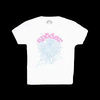Sp5der Web Baby Tee White W