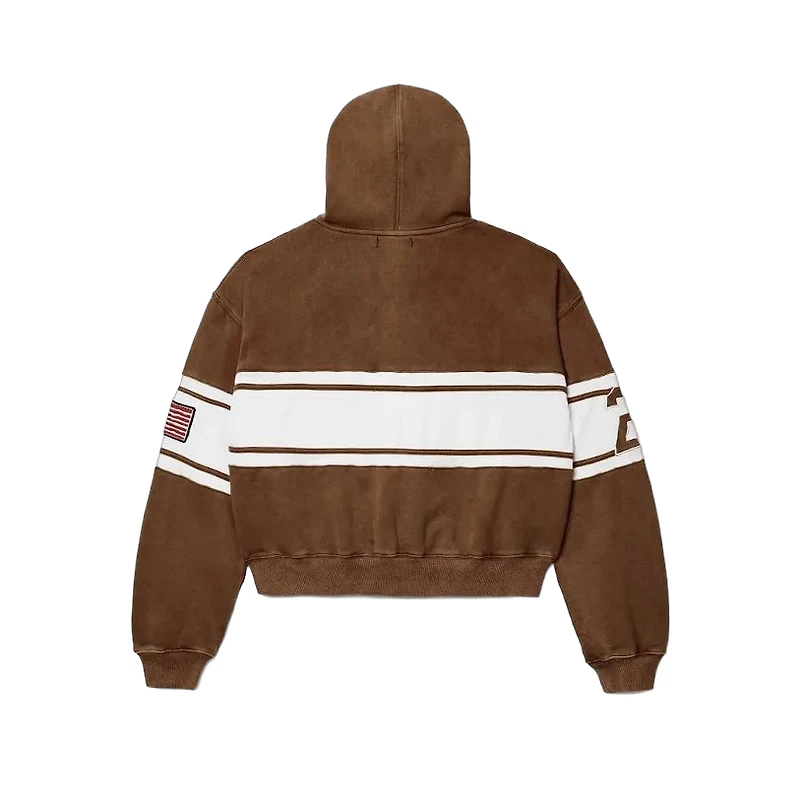 Vale Cursive Zip Up Hoodie