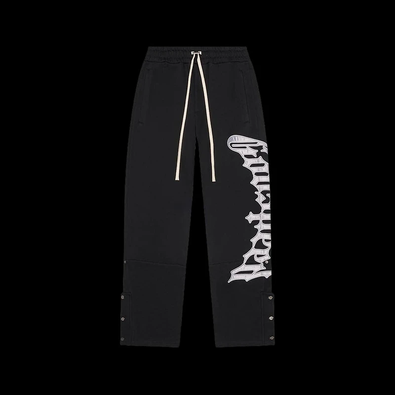 Godspeed Black/Silver Satin Sweatsuit Bottom