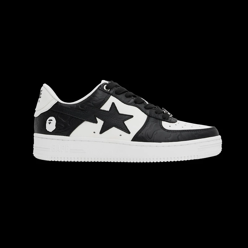 Bapesta White & Black Sta #4