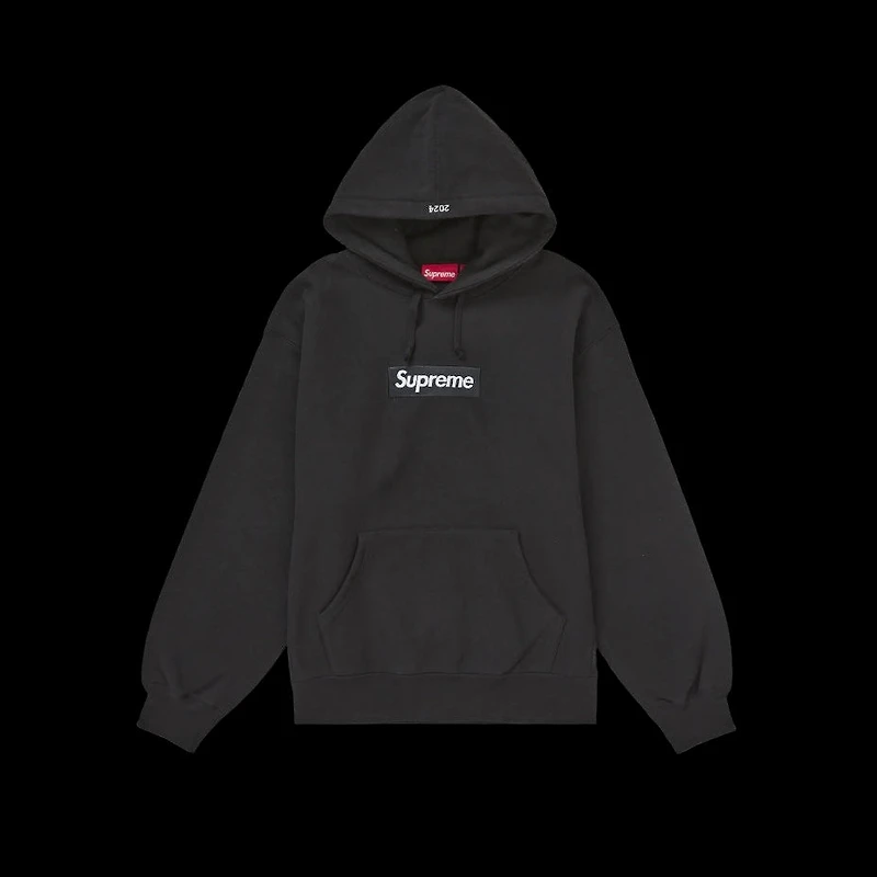 Supreme Box Logo Hooded Sweatshirt 'Black'