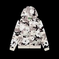 Denim Tears The Wreath Zip Hoodie 'White Camo'