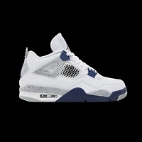 *yellowed* Air Jordan 4 Retro 'Midnight Navy'