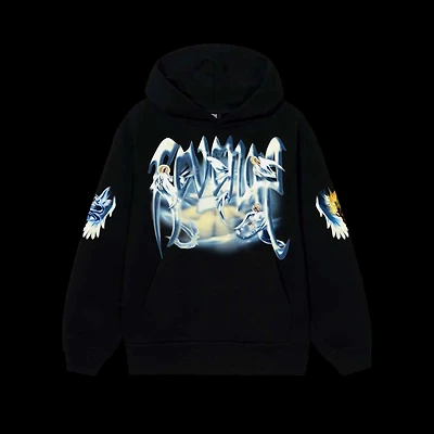 Revenge Angel Arch Logo Hoodie Black
