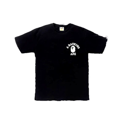 BAPE ABC Camo Crazy College ATS Tee 'Black'