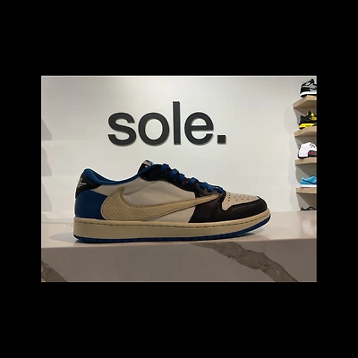 Pre-Owned Fragment Design x Travis Scott x Air Jordan 1 Retro Low
