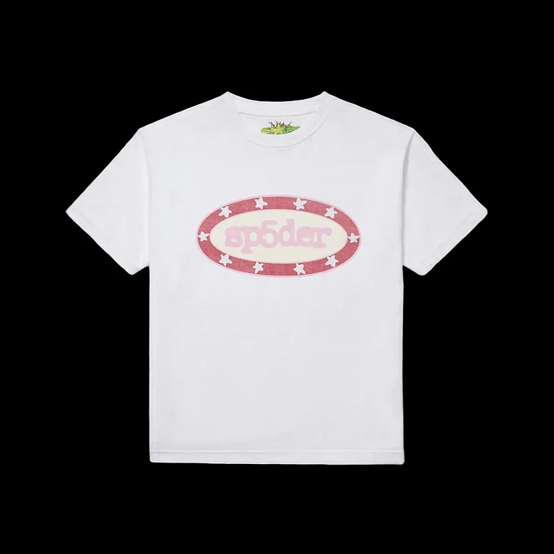 Sp5der Buckle Tee White