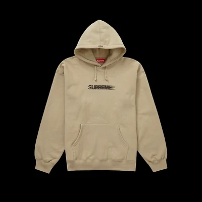Supreme Motion Hoodie Tan