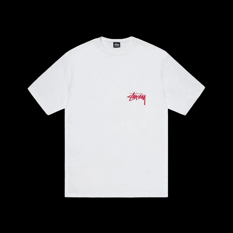 Stussy Beat Crazy Tee 'White'