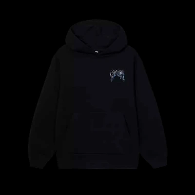 Revenge Blue Lightning Arch Hoodie Black