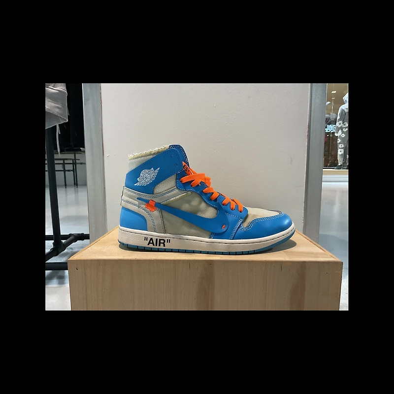 Pre-owned Off-White x Air Jordan 1 Retro High OG 'UNC'