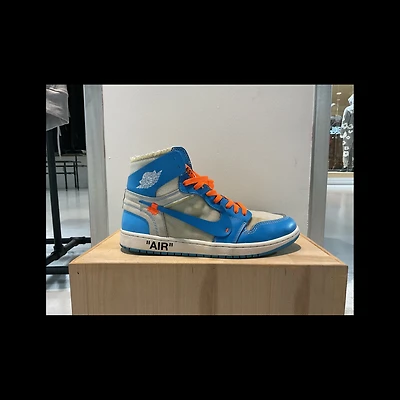 Pre-owned Off-White x Air Jordan 1 Retro High OG 'UNC'