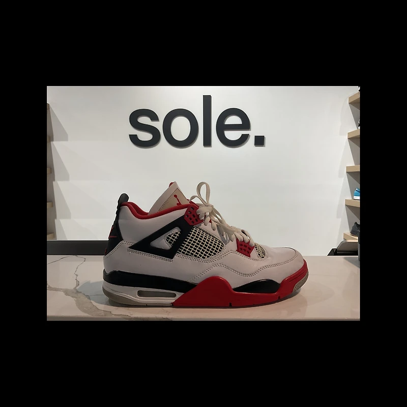 Pre-owned Air Jordan 4 Retro OG 'Fire Red' 2020