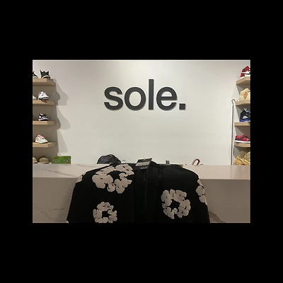 Pre-Owned Denim Tears The Cotton Wreath Hoodie 'Black'