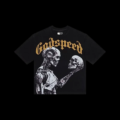 Godspeed Mankind vs Ai III Tee Black