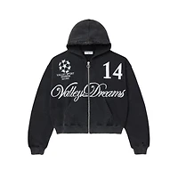 Vale Mono 14 Black Zip Up Hoodie