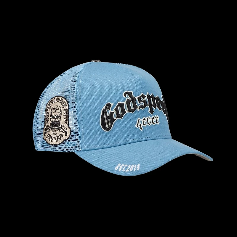 Godspeed GS FOREVER TRUCKER HAT Baby Blue