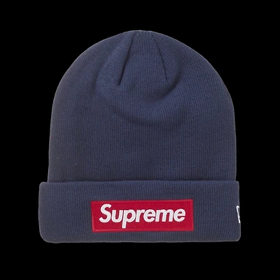 Supreme x New Era Box Logo Beanie 'Navy'