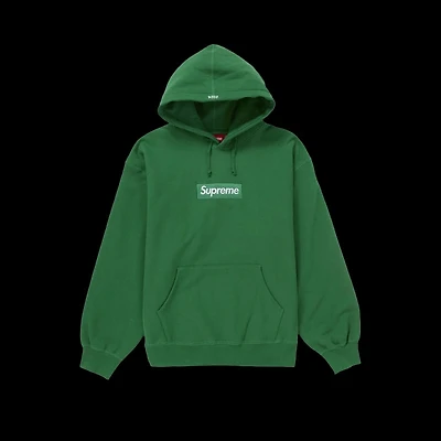 Supreme Box Logo Hooded Sweatshirt 'Green'