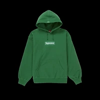 Supreme Box Logo Hooded Sweatshirt 'Green'
