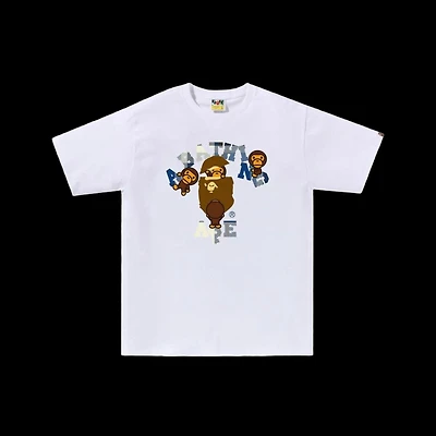 Bape Check College Milo Tee