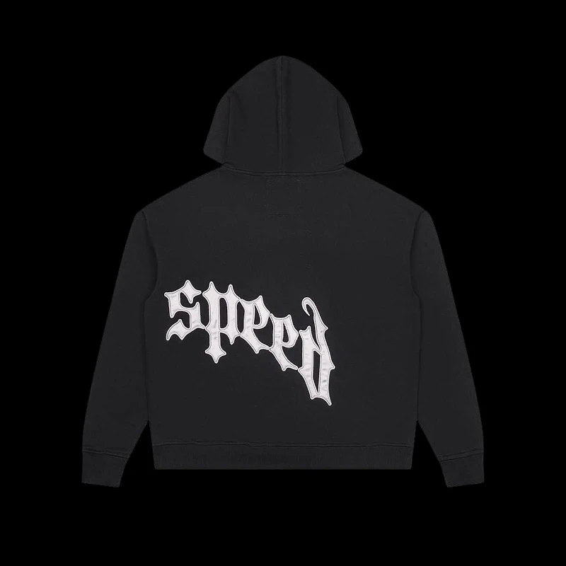 Godspeed Black/Silver Satin Sweatsuit Top