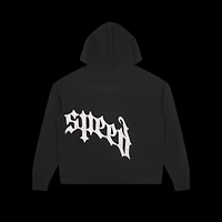 Godspeed Black/Silver Satin Sweatsuit Top