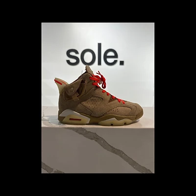 Pre-Owned Travis Scott x Air Jordan 6 Retro 'British Khaki'