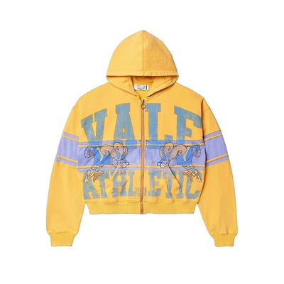 Vale Yellow Bighorn Zip Up Hoodie