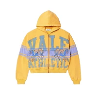 Vale Yellow Bighorn Zip Up Hoodie