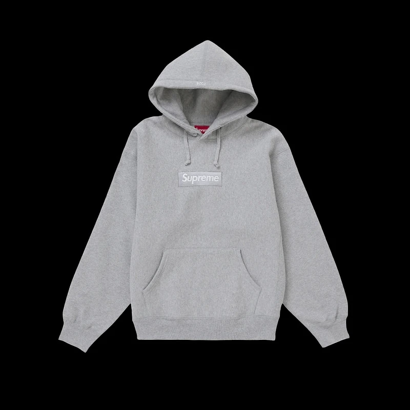 Supreme Box Logo Hooded Sweatshirt 'Grey'