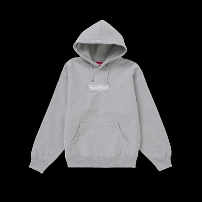 Supreme Box Logo Hooded Sweatshirt 'Grey'