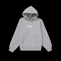 Supreme Box Logo Hooded Sweatshirt 'Grey'