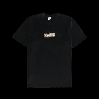 Supreme Burberry Tee Black