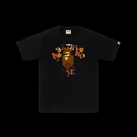 Bape Check College Milo Tee Black