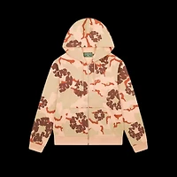 Denim Tears The Wreath Zip Hoodie 'Brown Camo'