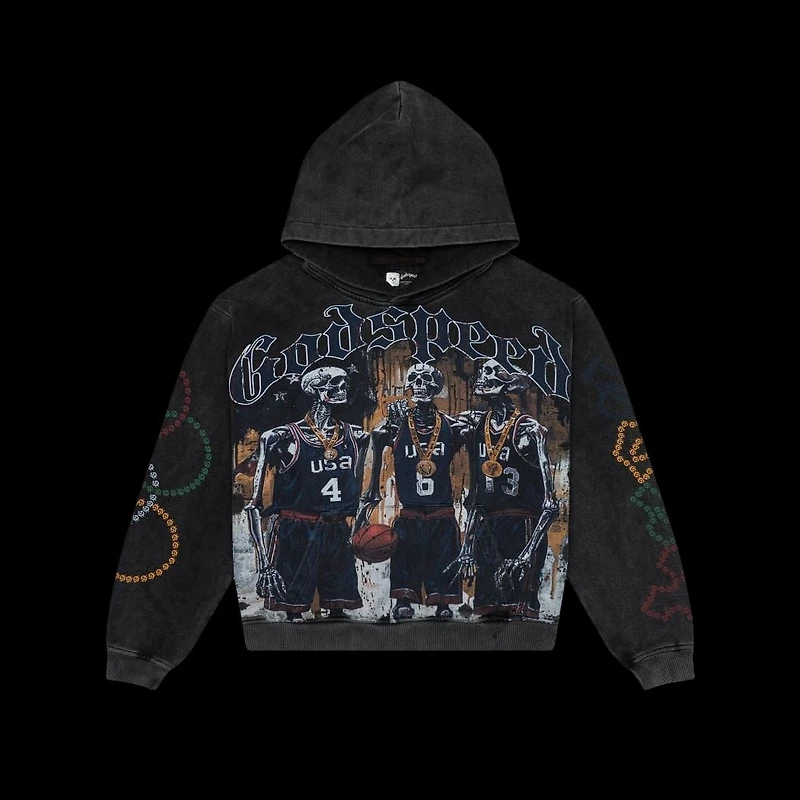 Godspeed DreamTeam Hoodie Black Wash