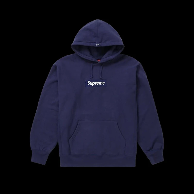 Supreme Box Logo Hoodie Navy FW21