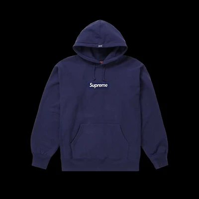 Supreme Box Logo Hoodie Navy FW21