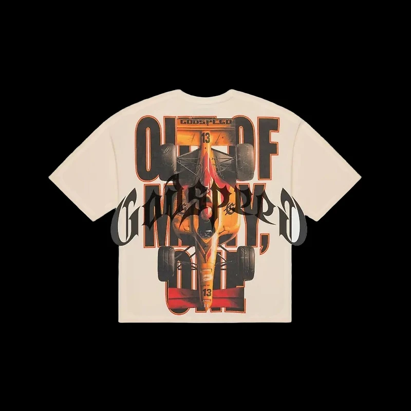 Godspeed F1 Finishline Bone Tee