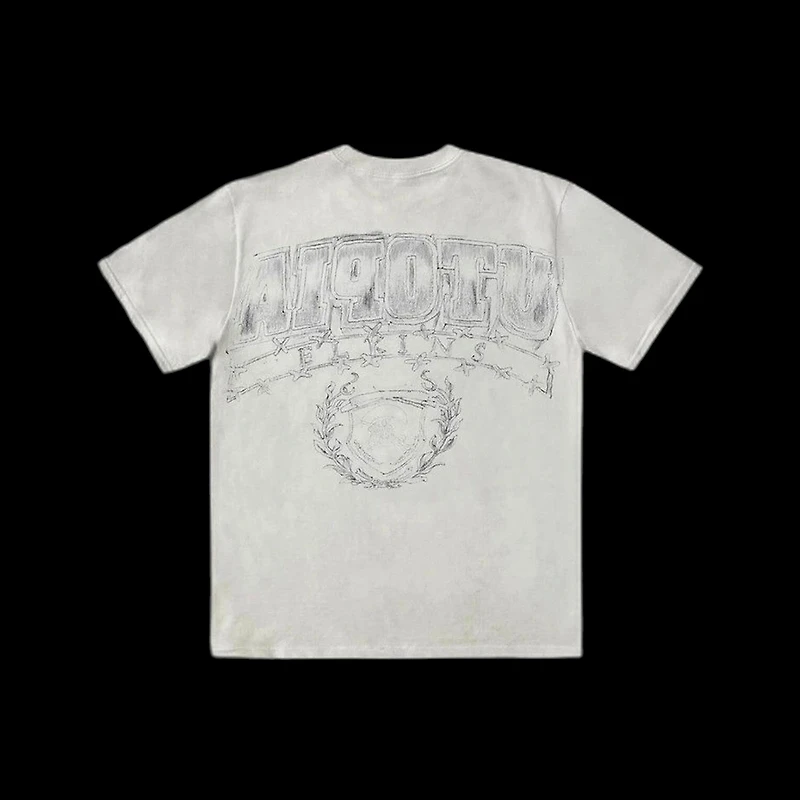 Cactus Jack by Travis Scott Elkins High School T-Shirt 'White'