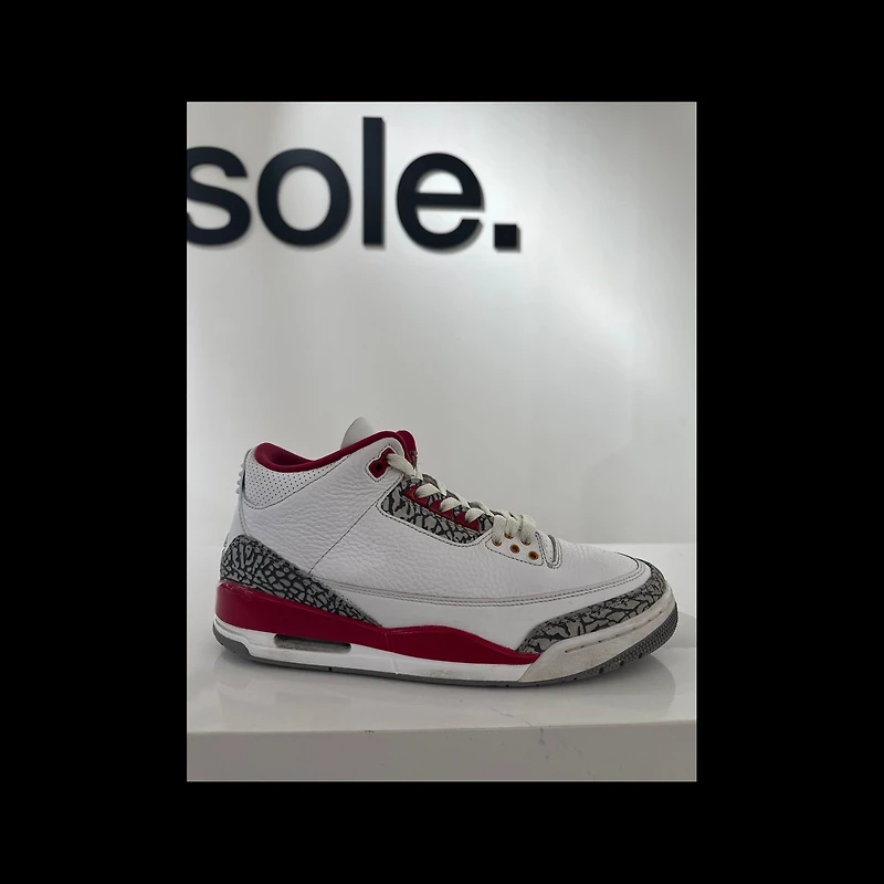Pre-Owned Air Jordan 3 Retro 'Cardinal Red'
