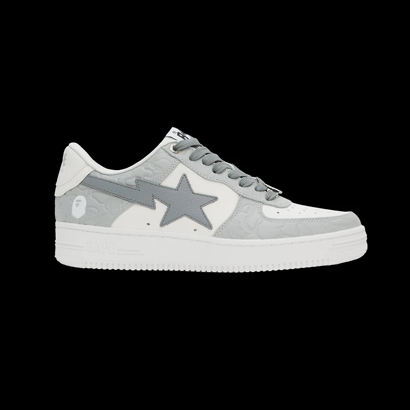 Bapesta White & Gray Sta #4 M1