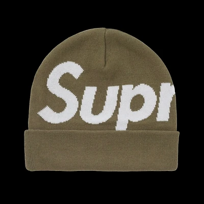 Supreme Big Logo Beanie FW24 Olive