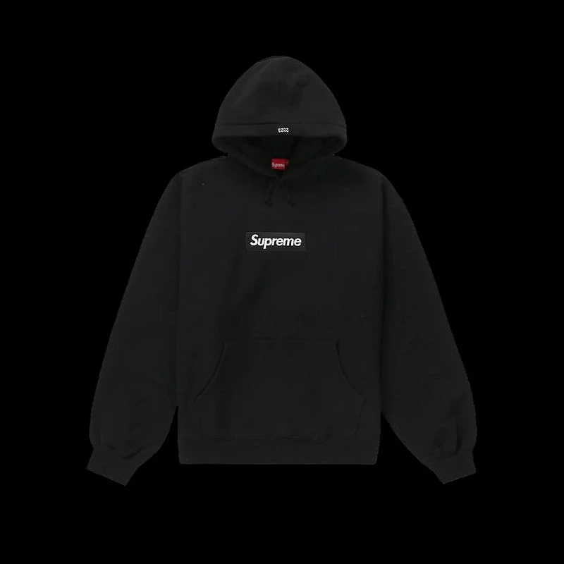 Supreme Screen Box Logo Hoodie Black